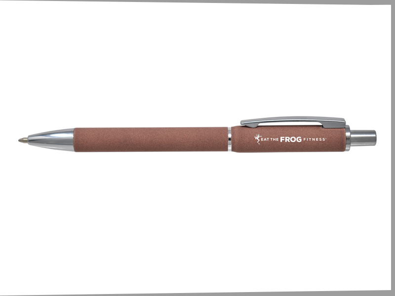 Sand Fabric Aluminum Ballpoint Pen