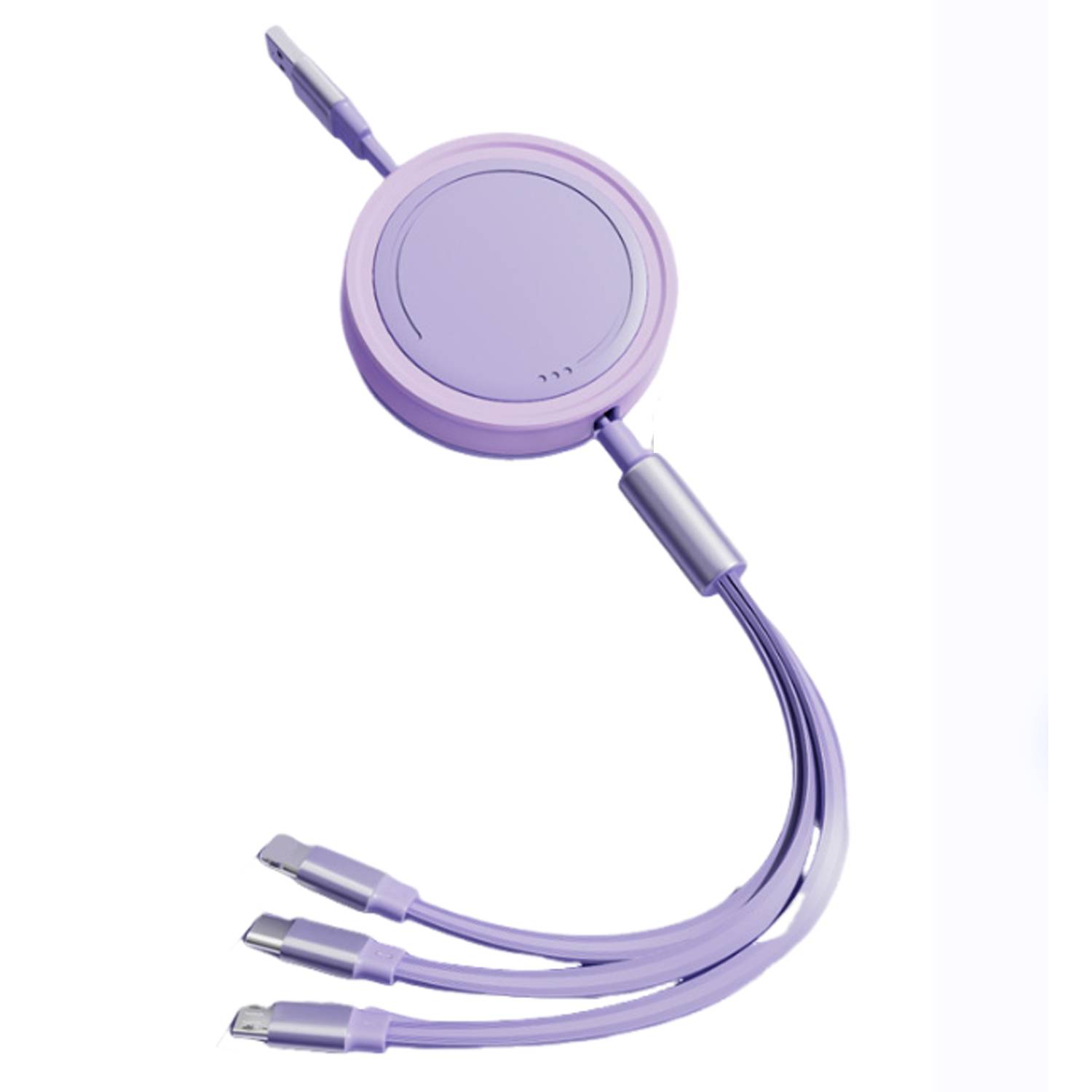 66W 3 in 1 Retractable Fast Charging Cable 8