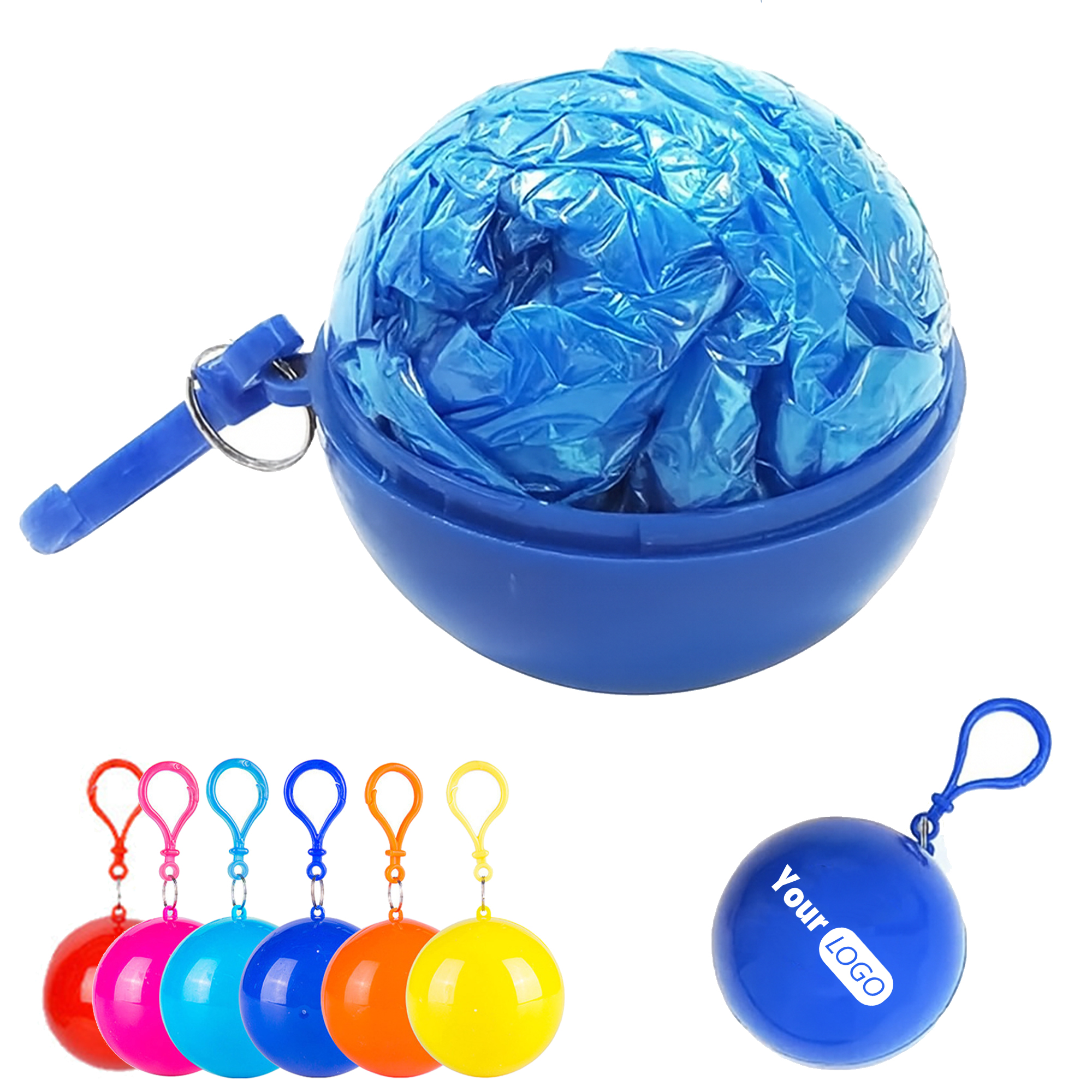 Portable Rain Poncho Ball 2