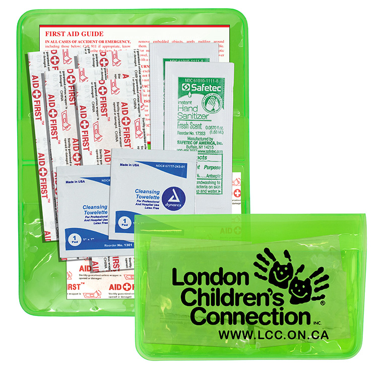 "MESS-NO-MORE XL" 10 Piece Stay Clean First Aid Kit 8