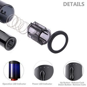 Rechargeable Metal Automatic Electric Wine Opener With LED Indicator 3