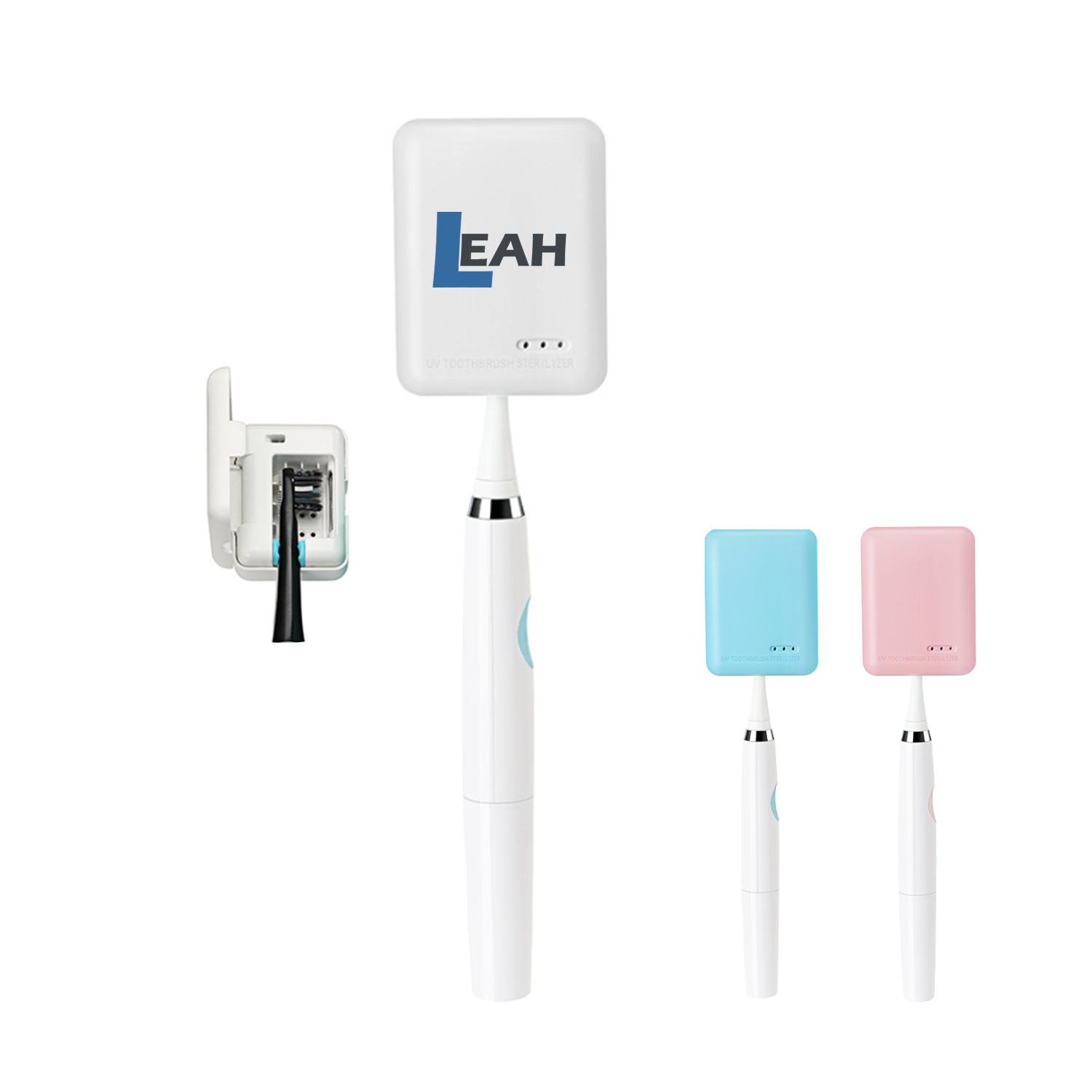 Portable UVC Toothbrush Cover Case Holder 1