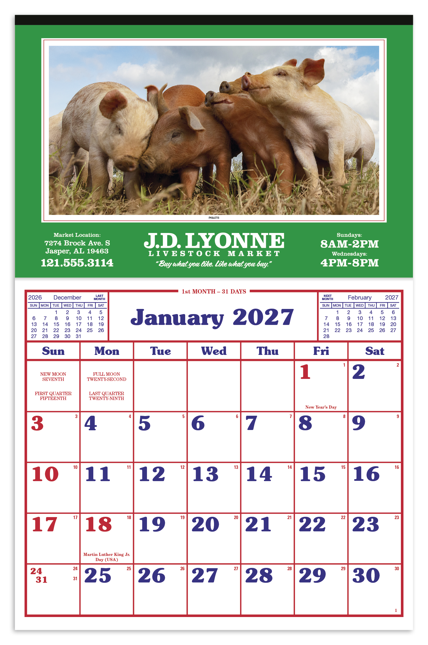 Skinner & Kennedy® Large Everyday Farm Memo 10