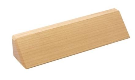 2" x 10" Genuine Red Alder Desk Wedge 2
