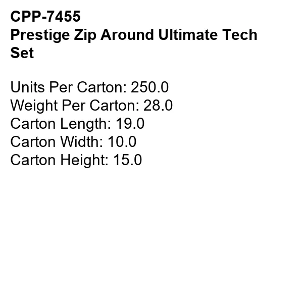 Prestige Zip Around Ultimate Tech Set 7