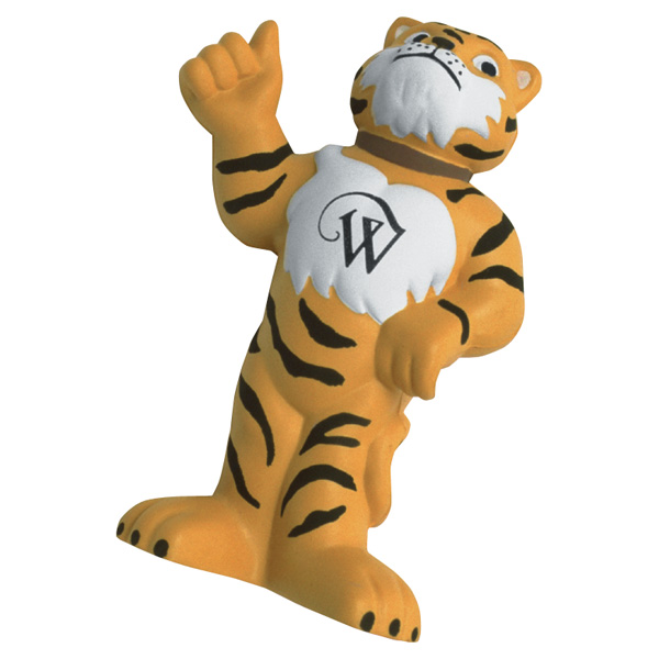 Thumbs Up Tiger Mascot Stress Reliever 2