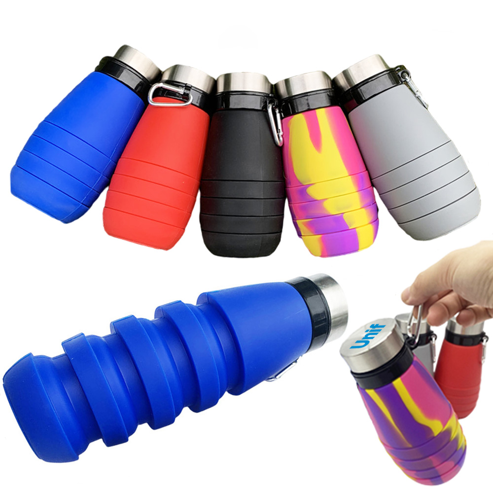 17oz Outdoor Sports Silicone Collapsible Water Bottle 3