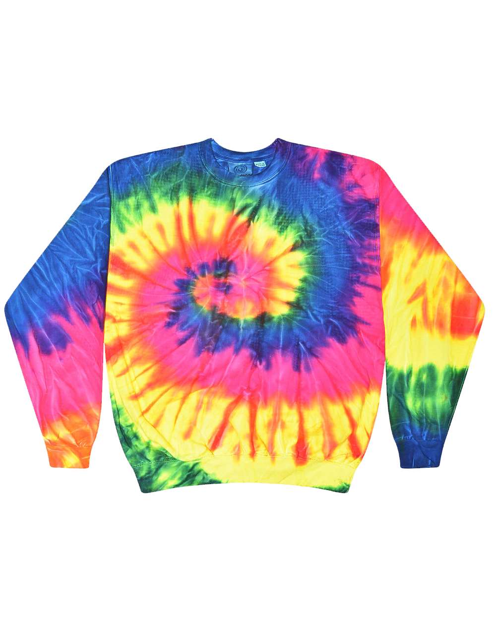 Unisex Tie-Dyed Fleece Crewneck Sweatshirt - 8100 14