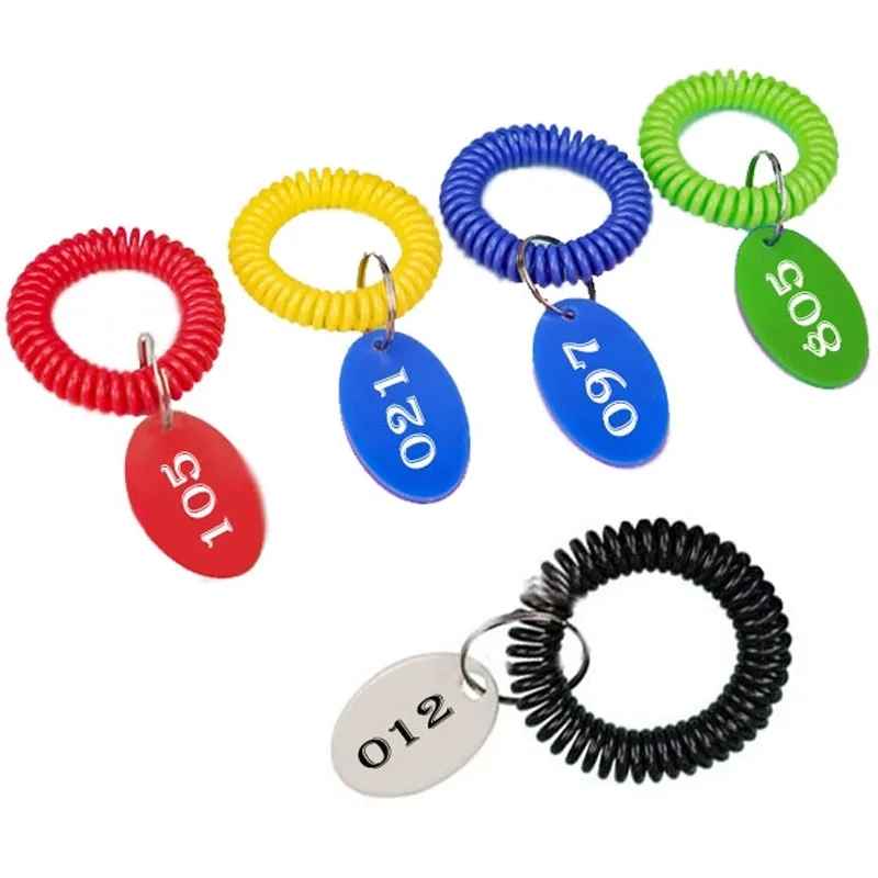 Bracelet Wrist Coil w/Tag Keyring 2
