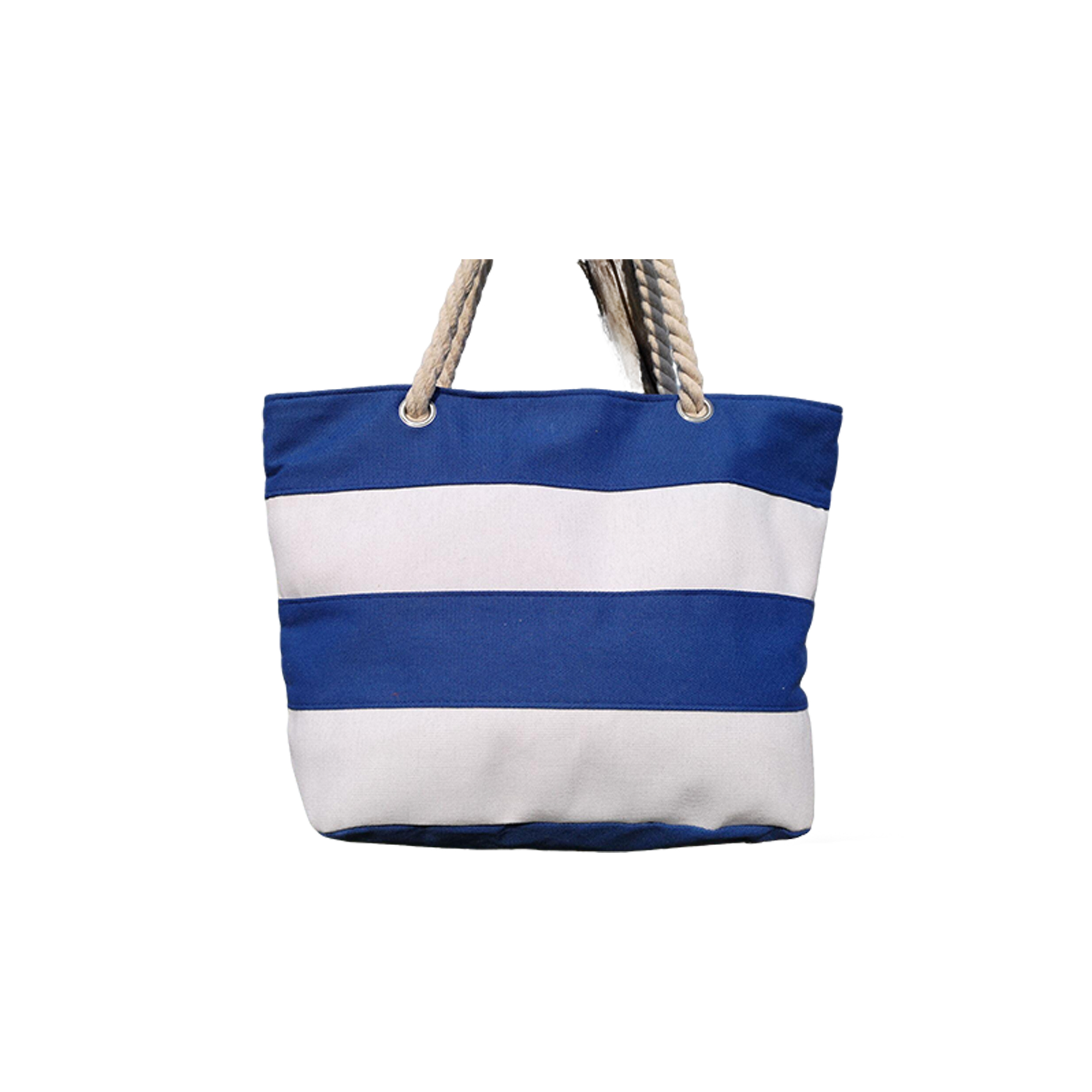 Canvas Beach Tote With Soft Rope Handles, custom tote bag with logo imprint 6