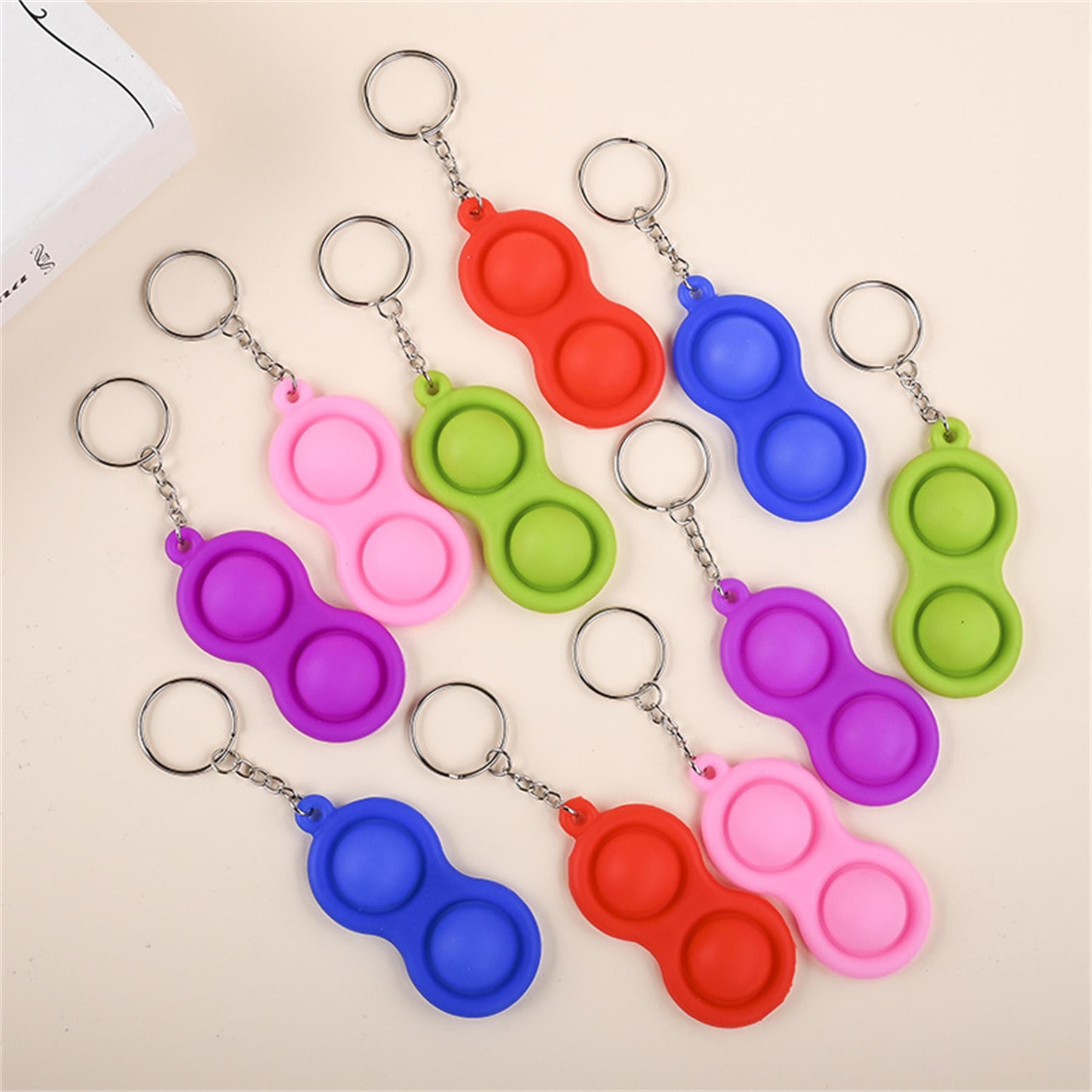 Gourd Shape Stress Reliever Key Chain 6
