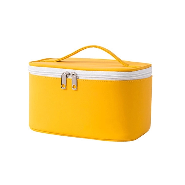 PU Travel Makeup Organizer Box & Cosmetic Toiletry Bag 11