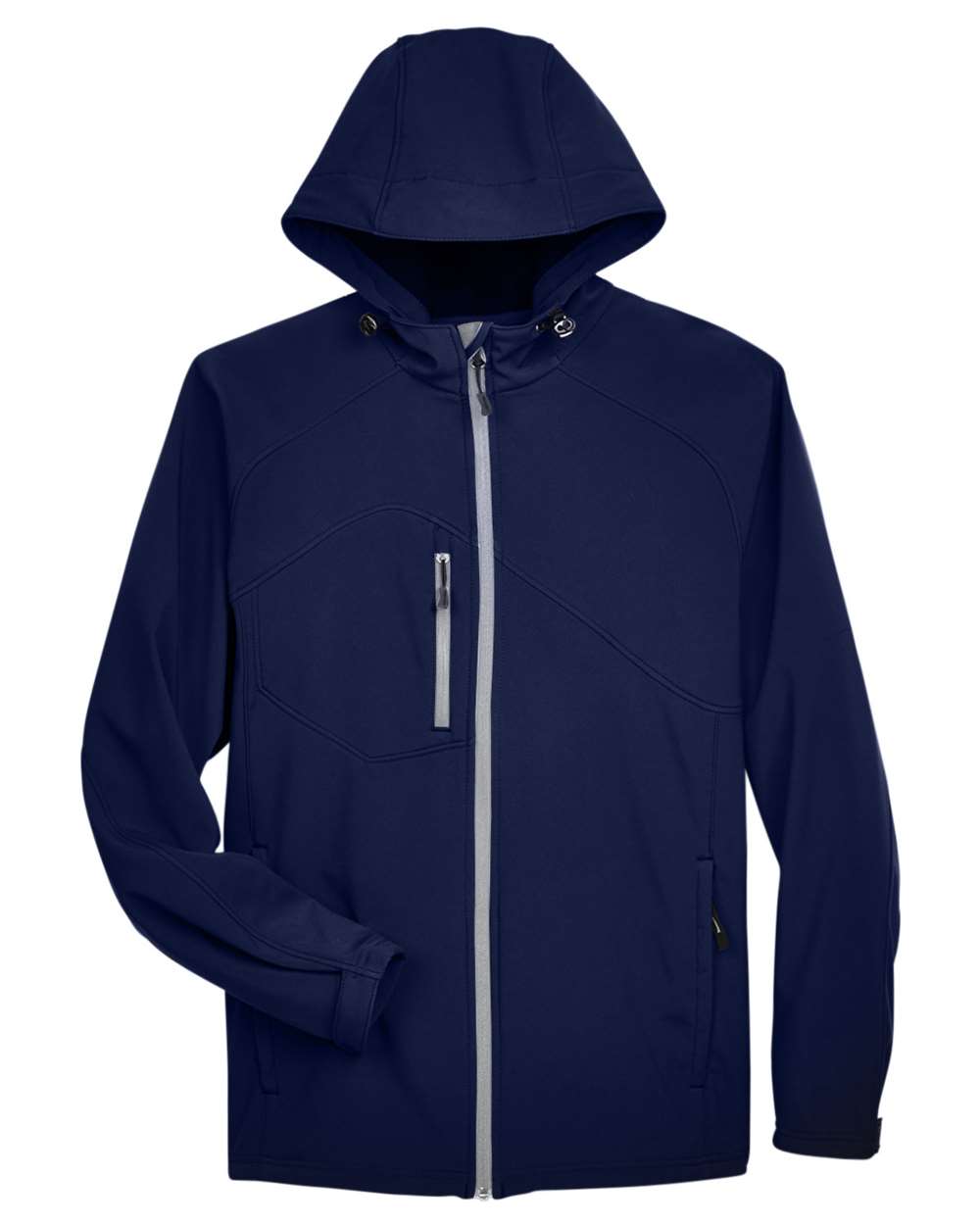 Men's Prospect Two-Layer Fleece Bonded Soft Shell Hooded Jacket - 88166 13