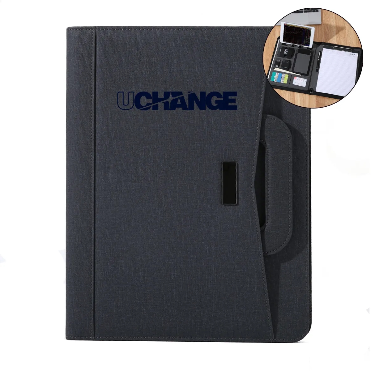 A4 Executive Zippered Portfolio With Carry Handle 9