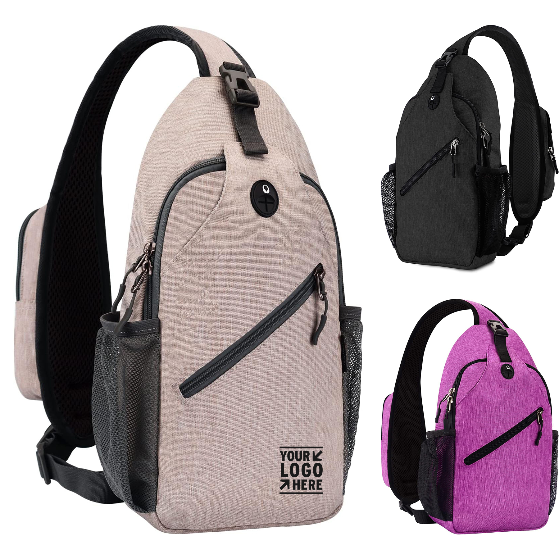 Women Men Crossbody Backpack Chest Lightweight Shoulder Multipurpose Sling Bag