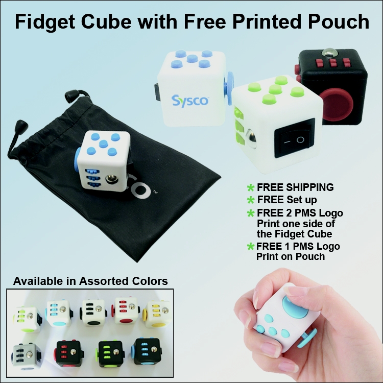 Fidge Cube with Free Printed Pouch