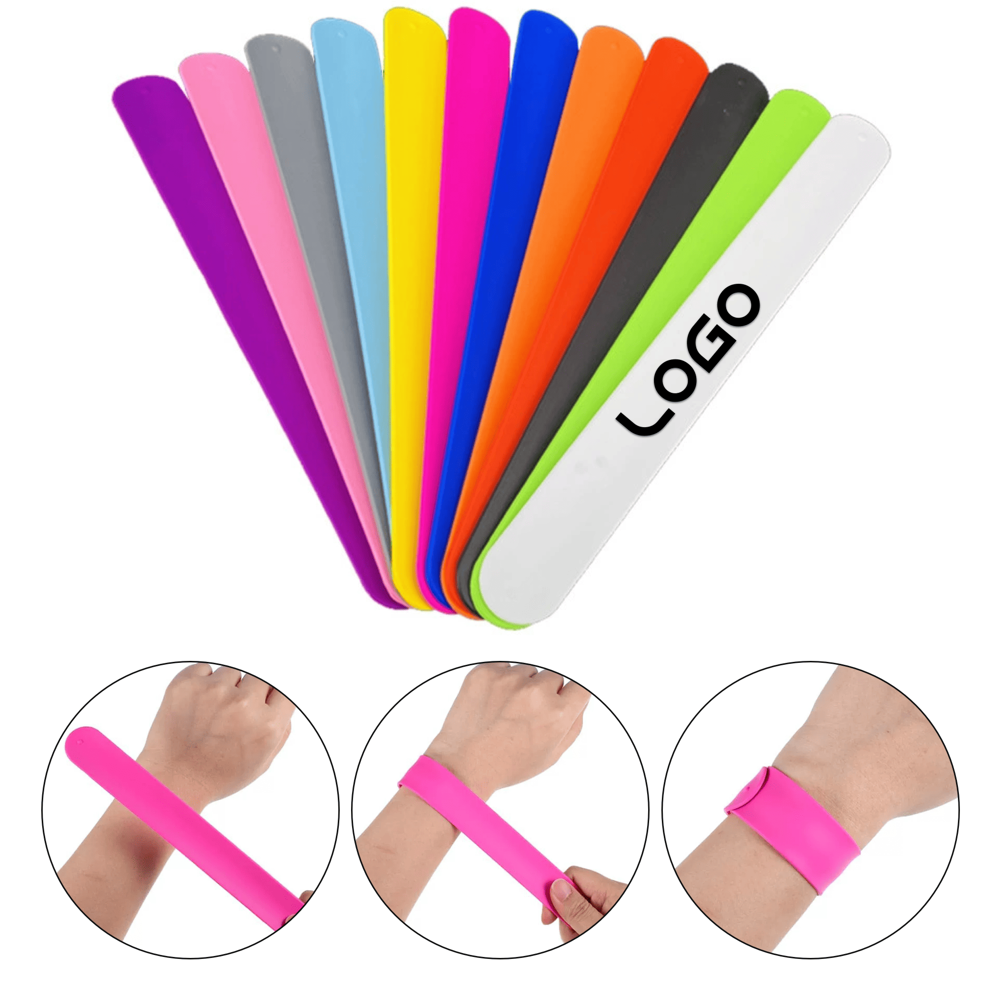 Flexible Silicone Snap Band For Events 2