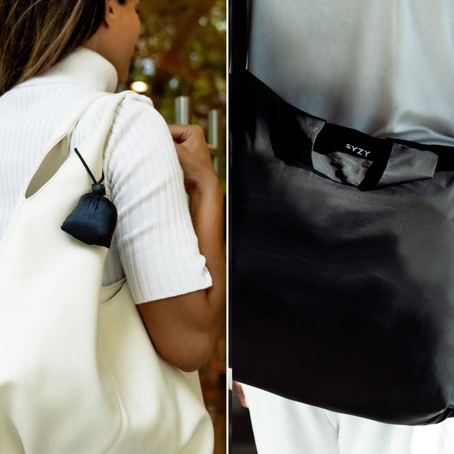 Foldaway Nylon Tote Bag for Shopping Travel 9