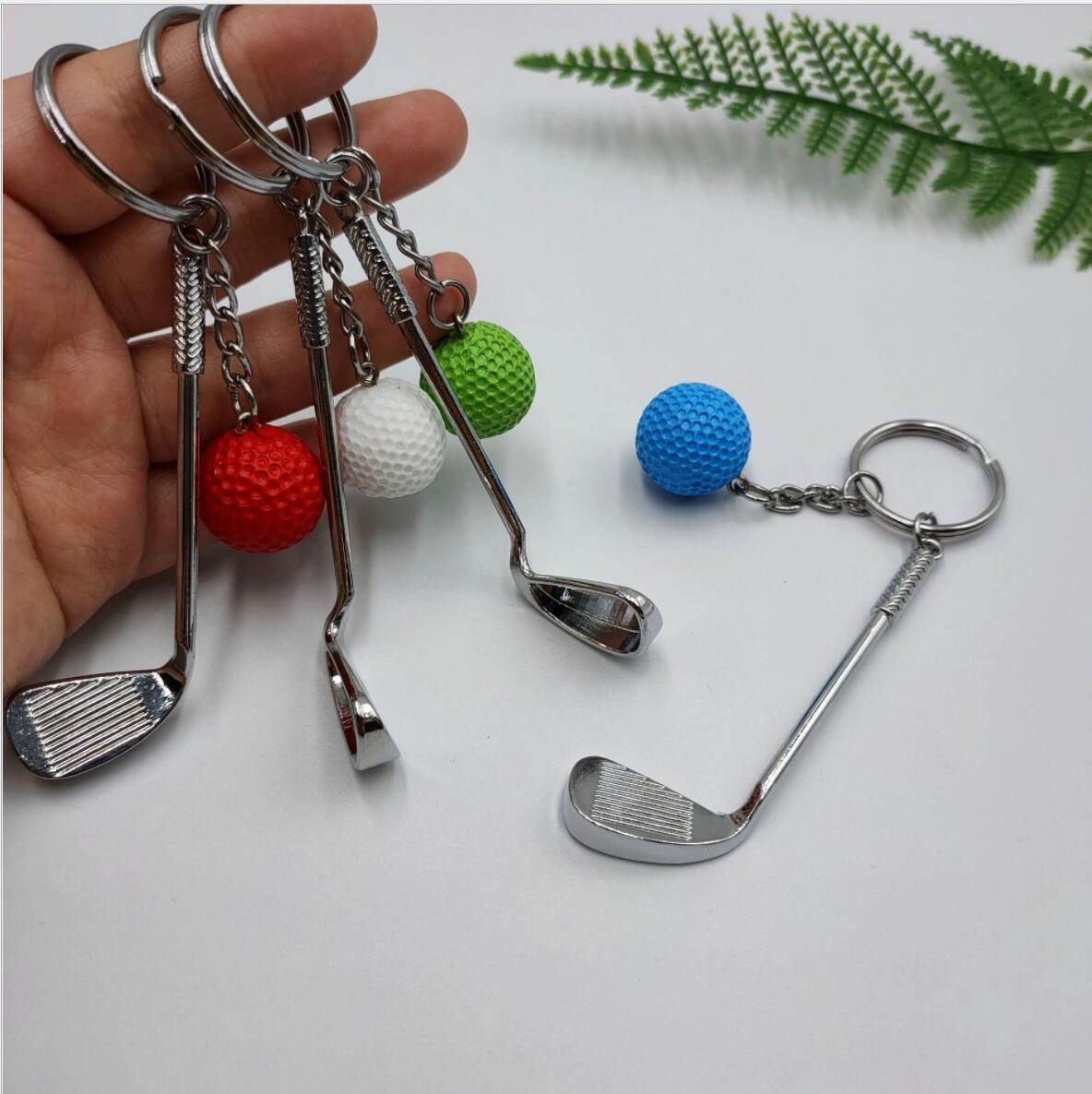 Golf Clubs Keychain 1