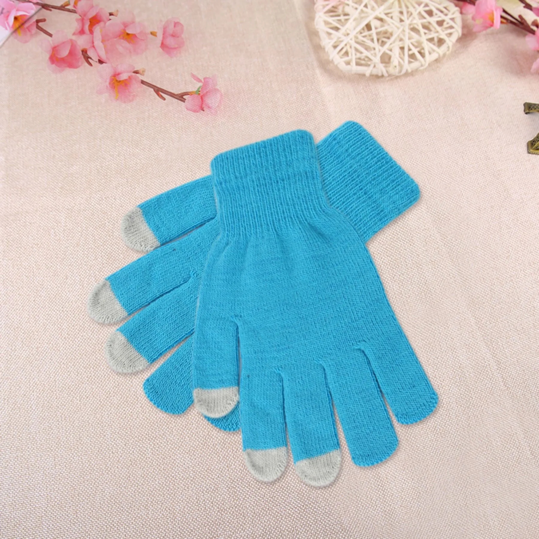 Warm Thermal Touchscreen Winter Knit Gloves 6