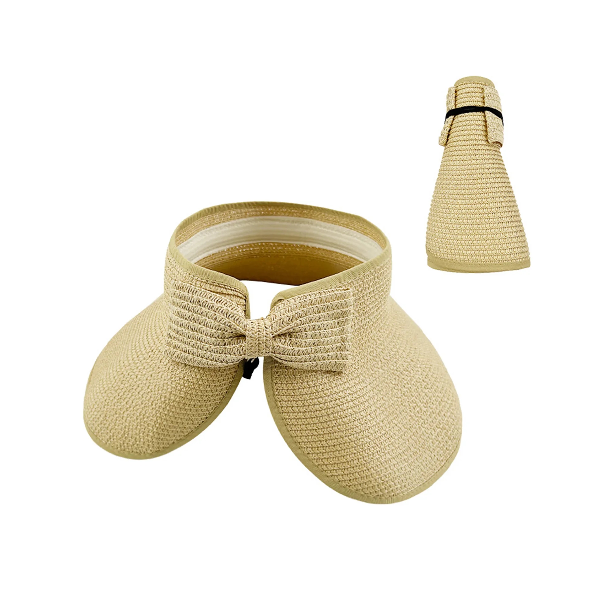 Foldable Beach Sun Straw Hat Outdoor Caps 9