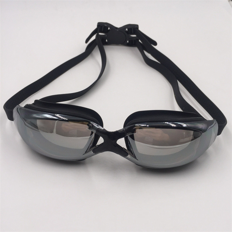 Electroplating myopia swimming goggles 2