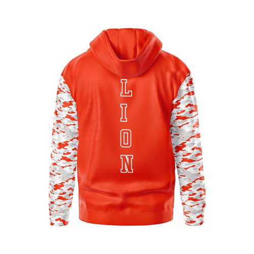 Unisex & Kids' Digital Printed 250G Cotton Hoodie with 6