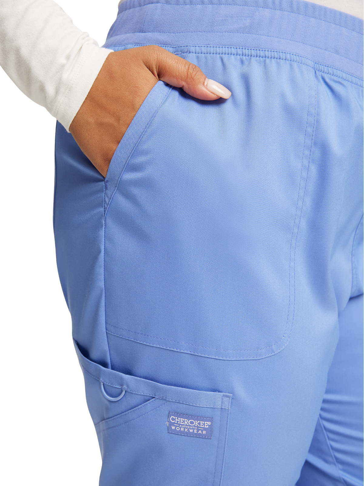 Cherokee - Workwear Revolution - Women's 5-Pocket Mid Rise Jogger Pant 48