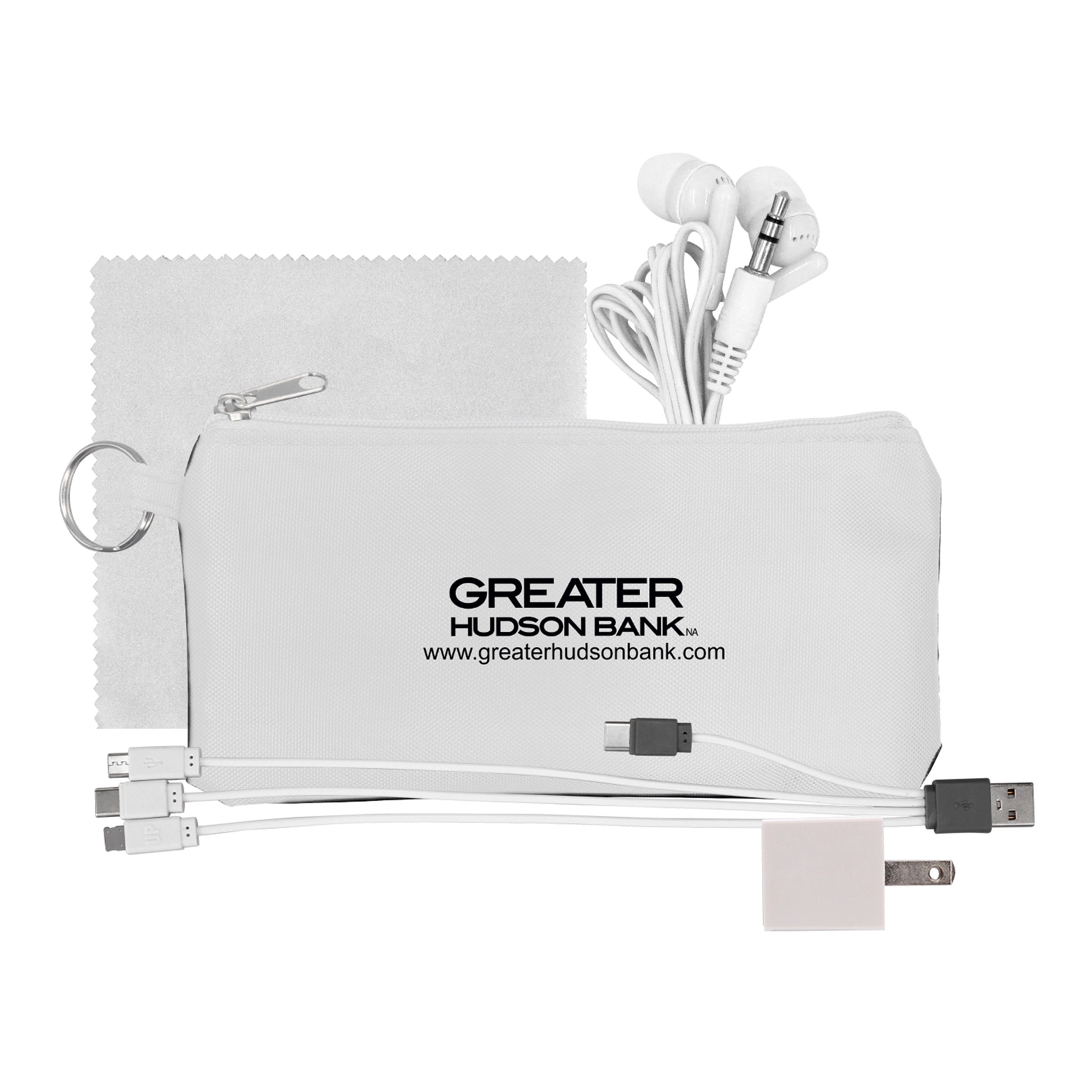 Large Stretchy Wall, Cable, Cloth & Buds Set 7
