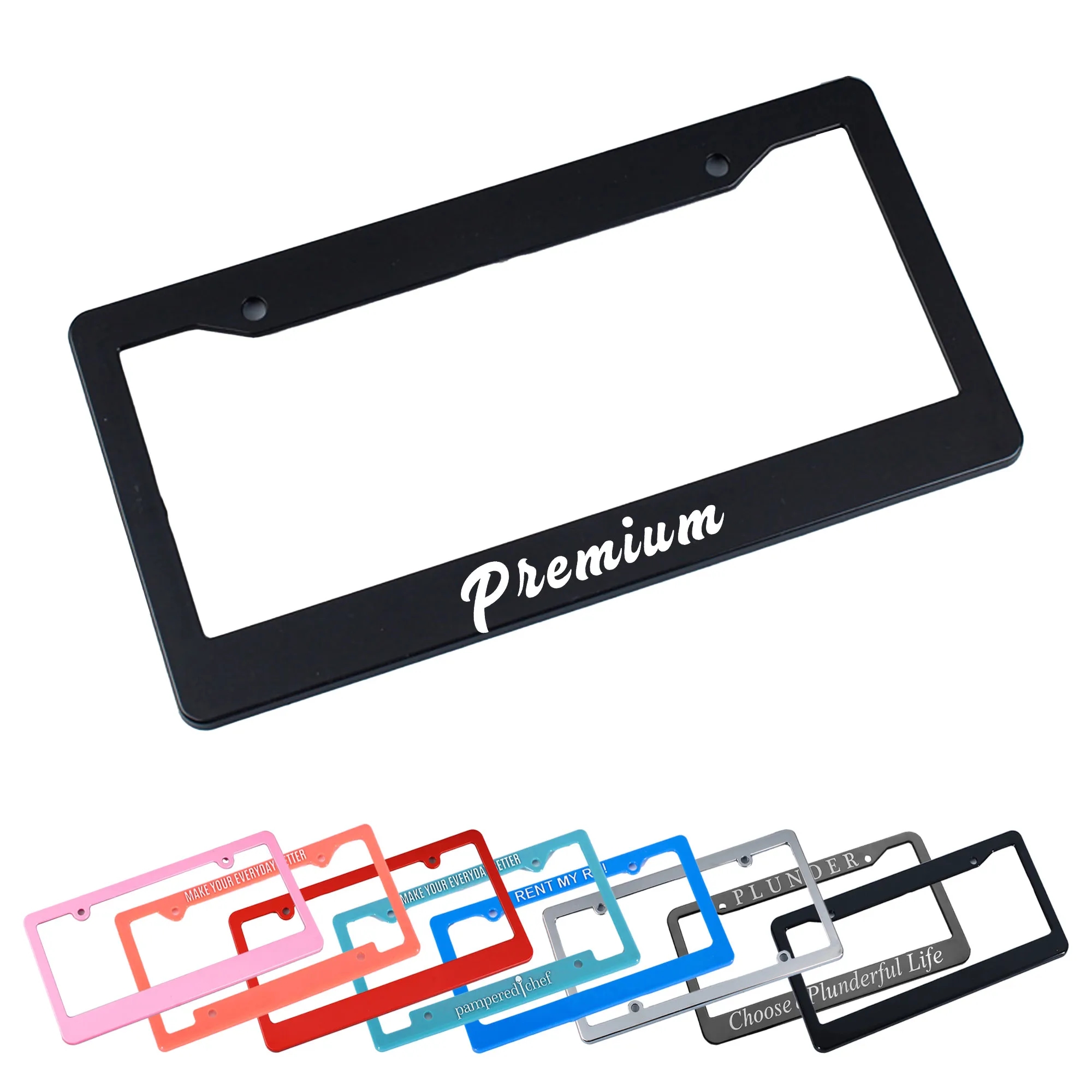 Plastic Vehicle License Plate