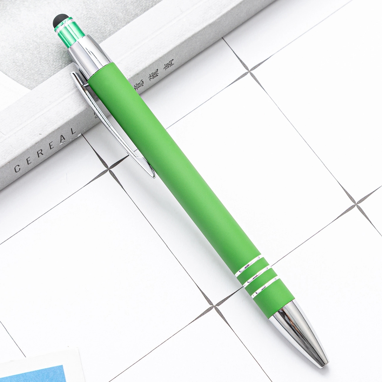 Metal Ballpoint Pen with Stylus 5