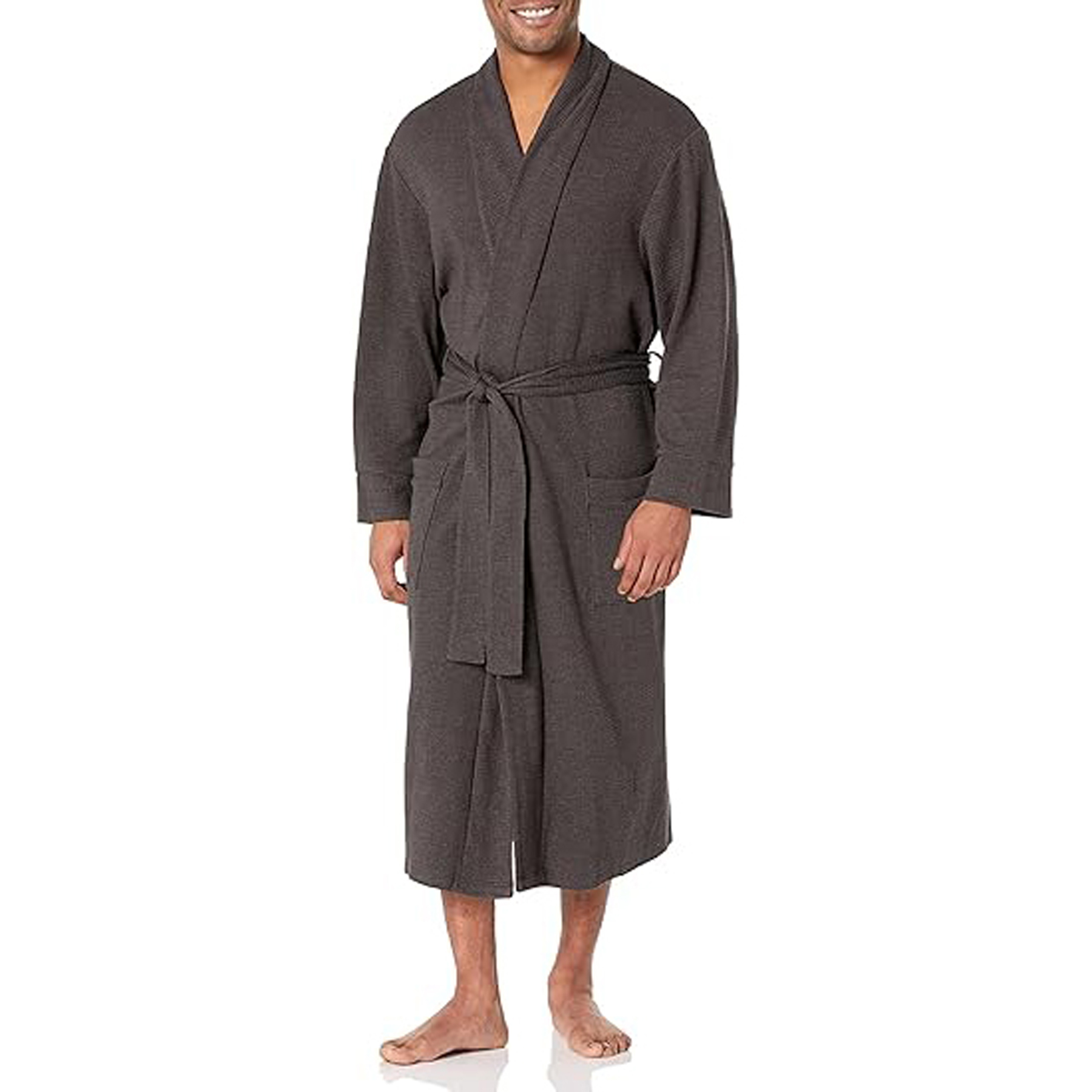 Men's Lightweight Waffle Robe 9