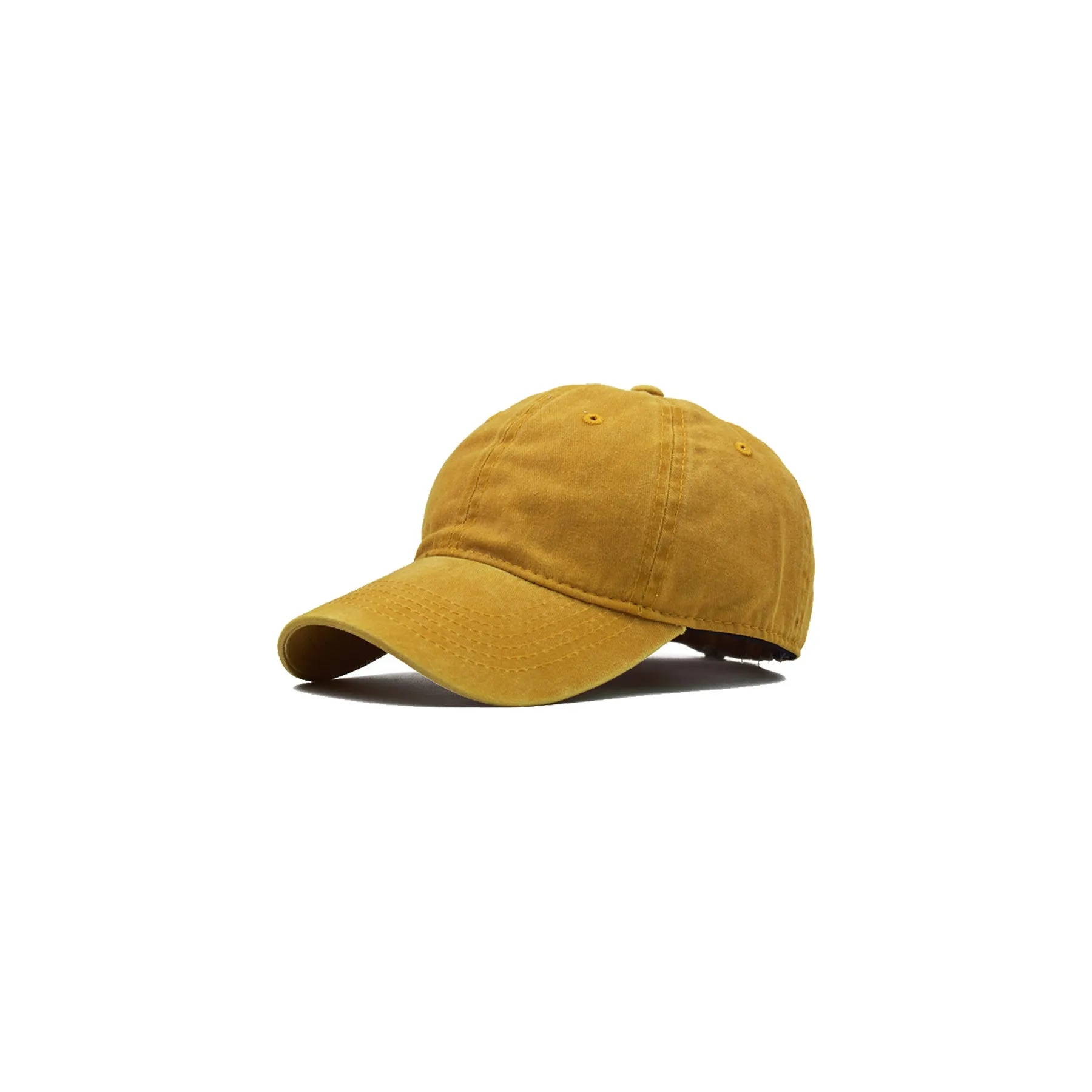 Washed Pigment Dyed Cotton Dad Baseball Cap 3