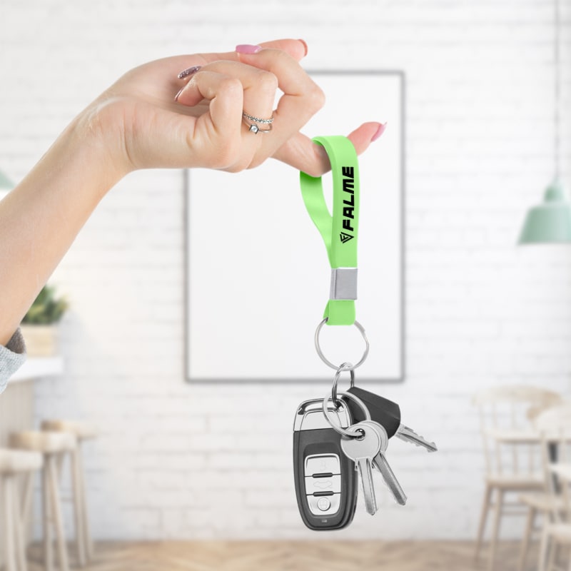 Custom Printed Wristband Keychains 13