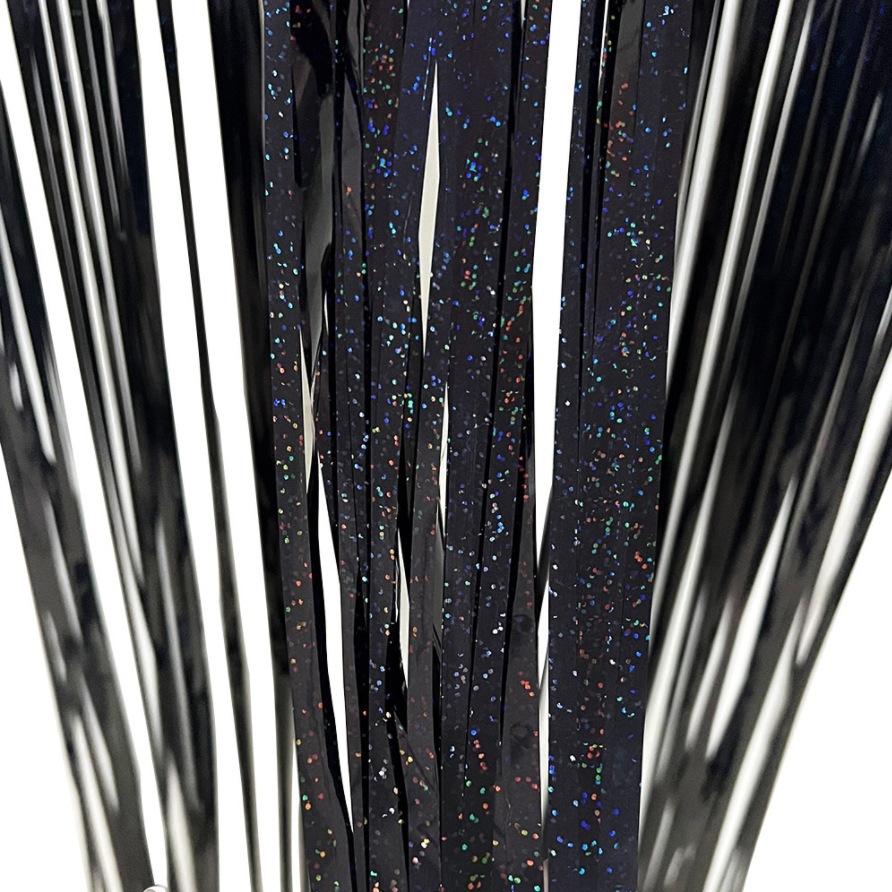 Party Backdrop Christmas Decorations Foil Fringe Backdrop Curtains 6
