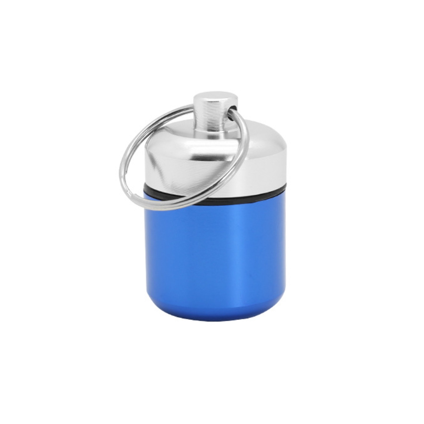 Aluminium Pill Organizer w/ Key Ring 2