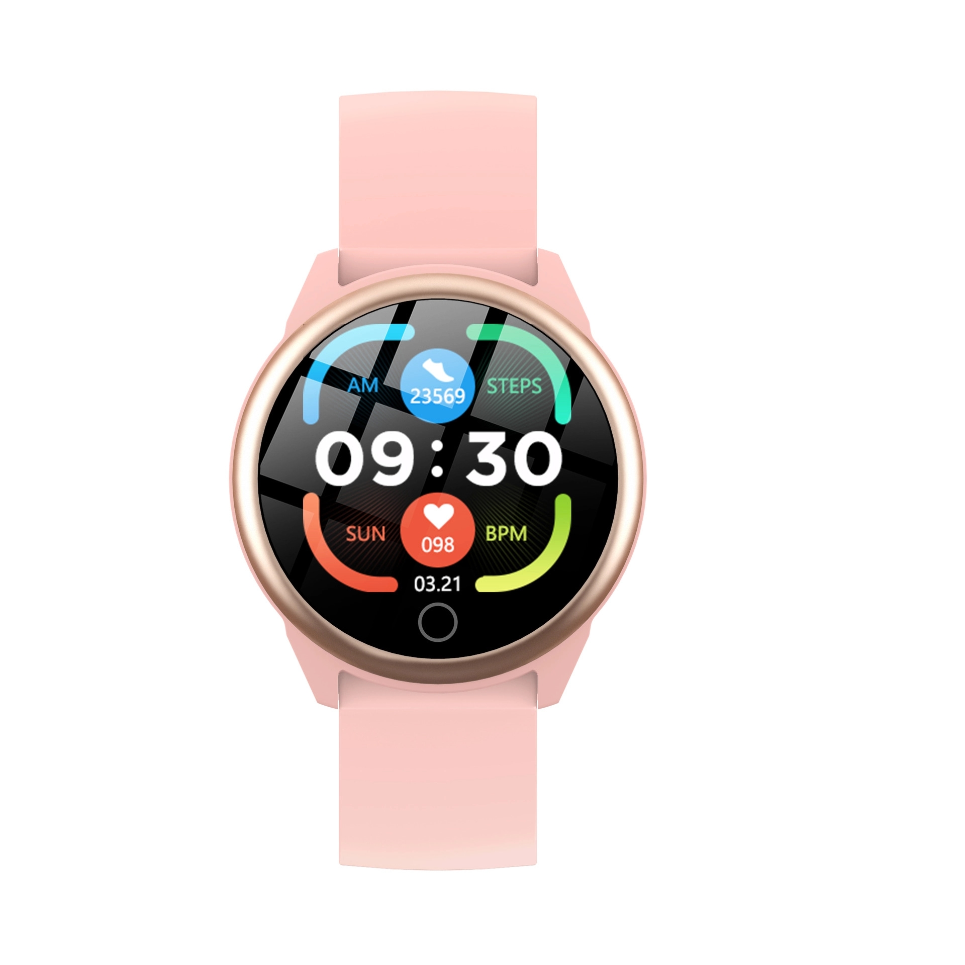 W8 Smart Watch Bracelet with Silicone Strap 5