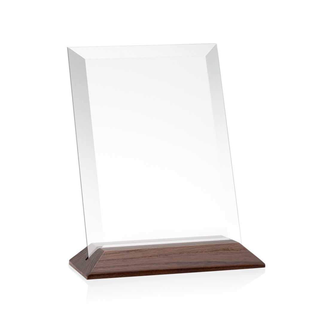 Embassy VividPrint™ Award - Starfire/Walnut (Vert) 15