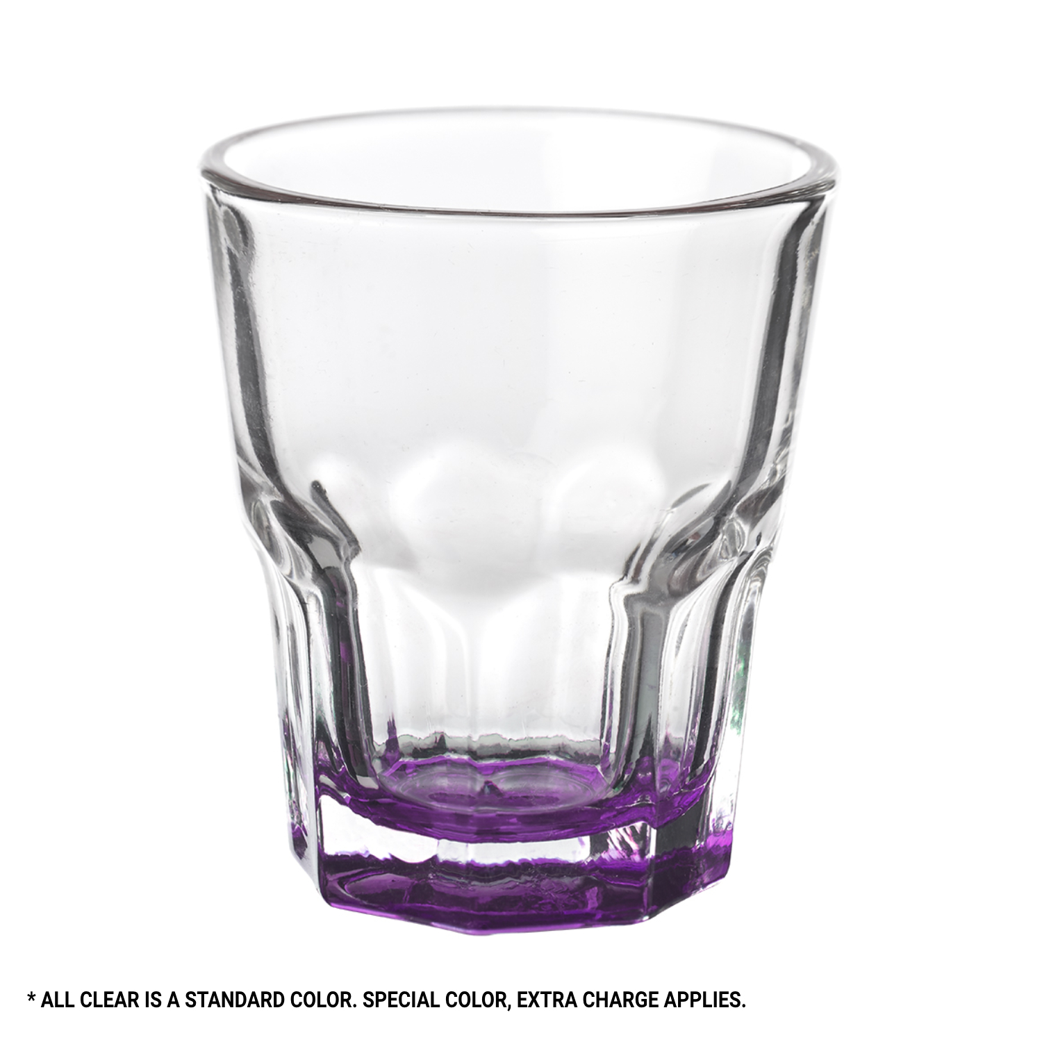 Hexagon Base Clear Shot Glass, 1.5 oz. 7