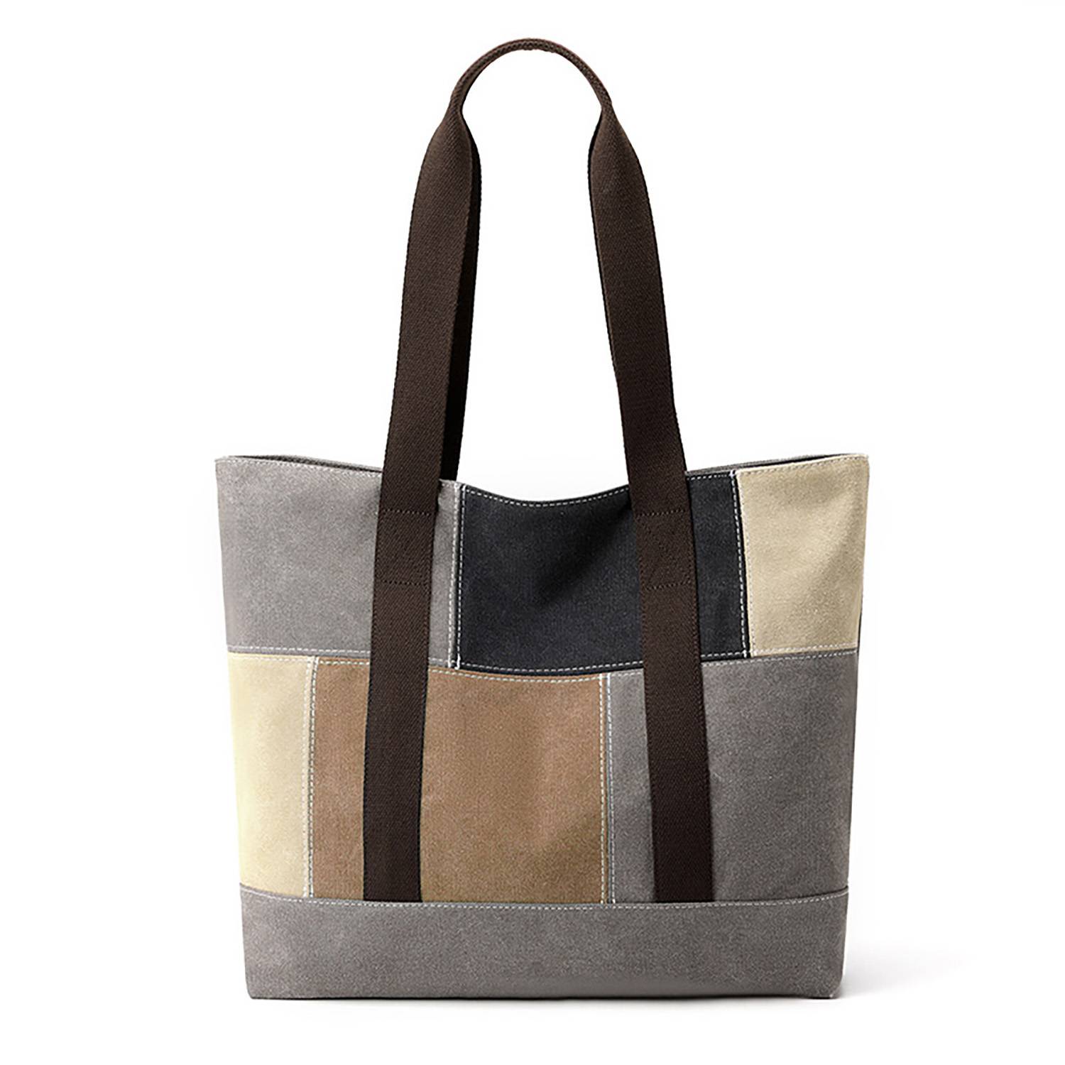 Canvas Daily Totes Shoulder Bag, custom tote bag with logo imprint 1