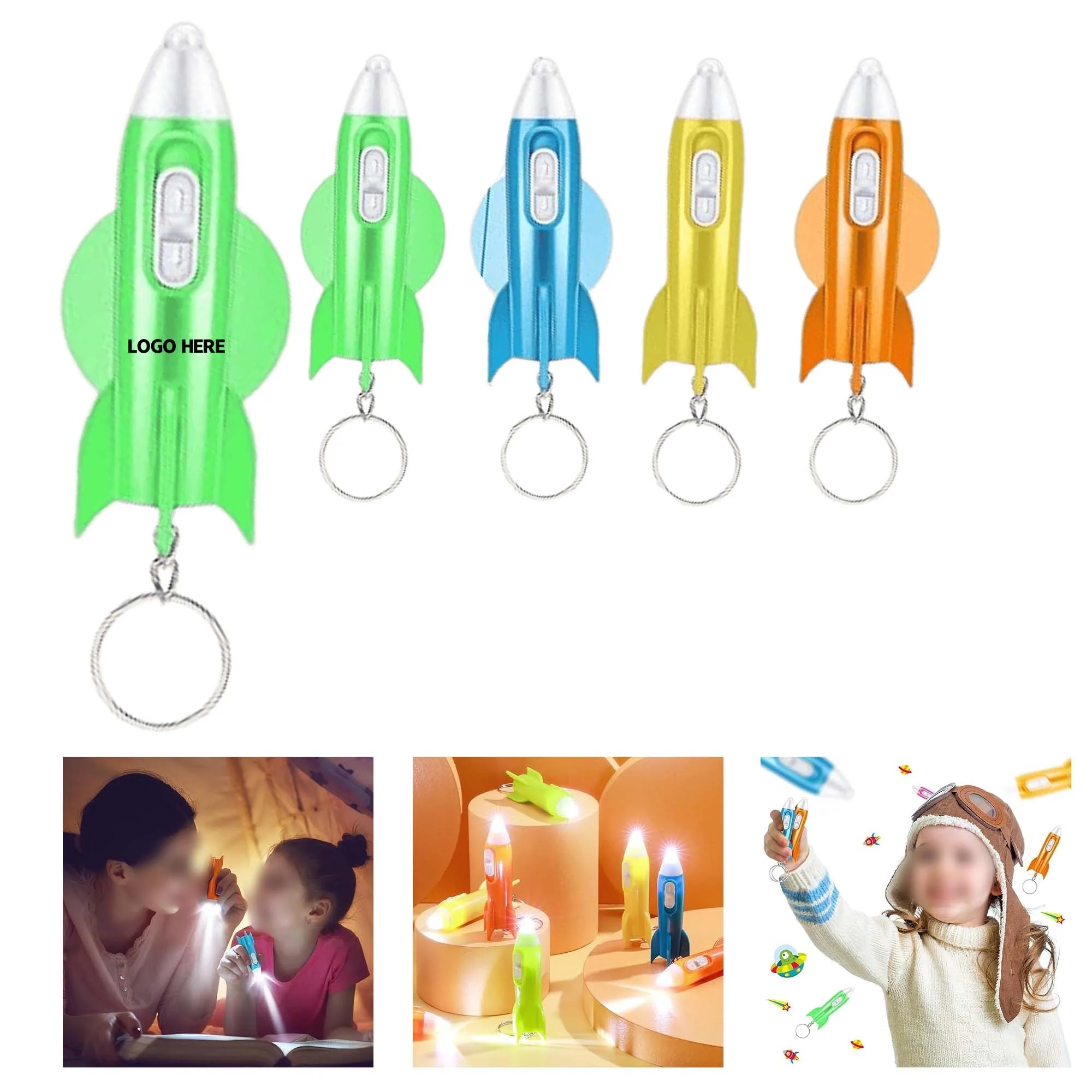 Practical LED Light Keychain 4