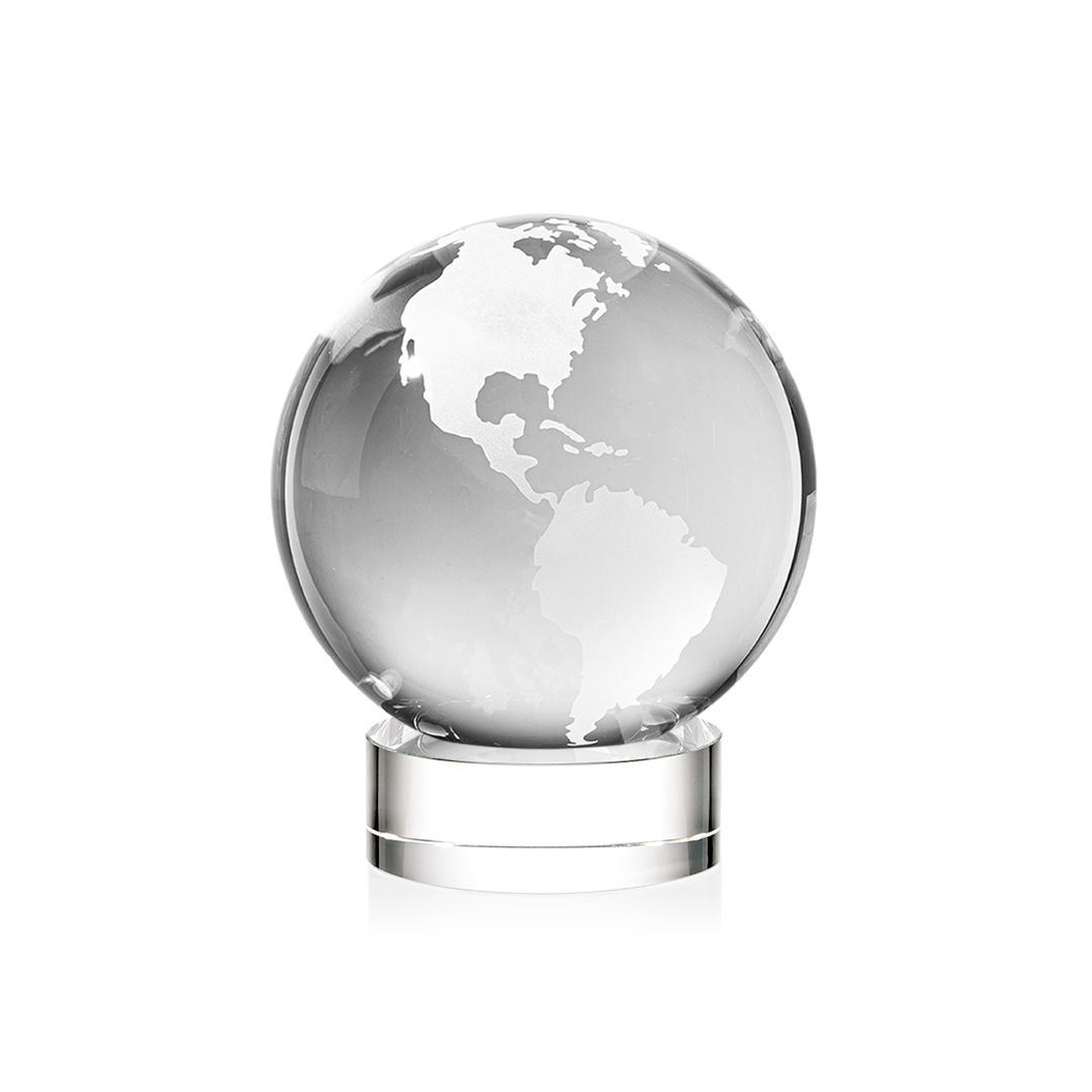 Globe Award on Stanrich Base - Clear 4