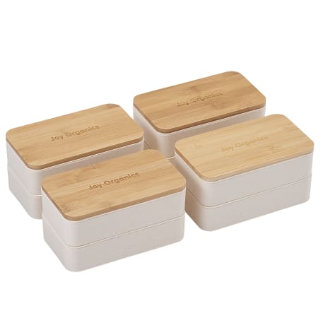 Stackable Bamboo Fiber Bento Box 1