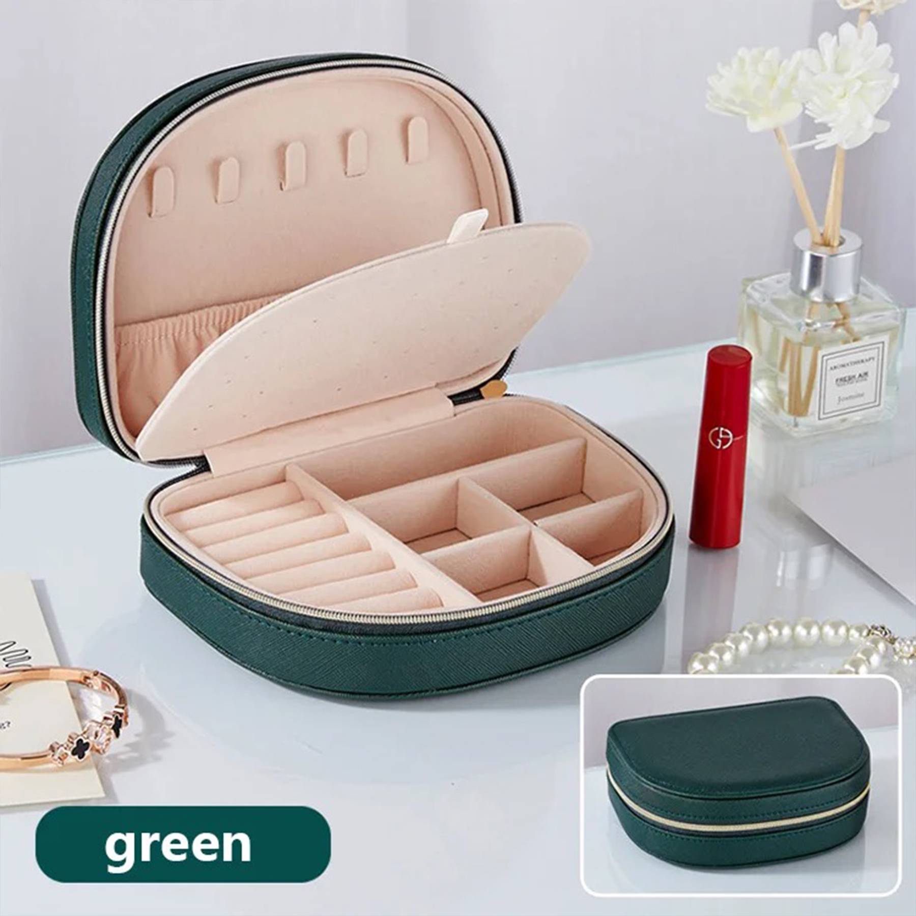 PU Leather Travel Jewellery Box for Women 10