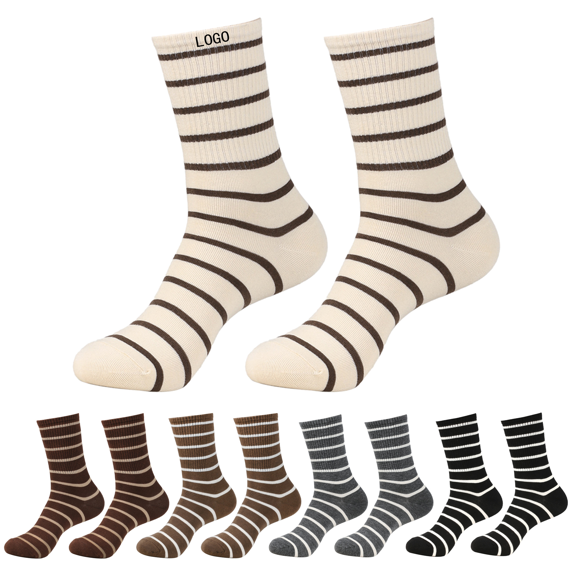 Cotton Home Socks Outdoor Striped Socks 2