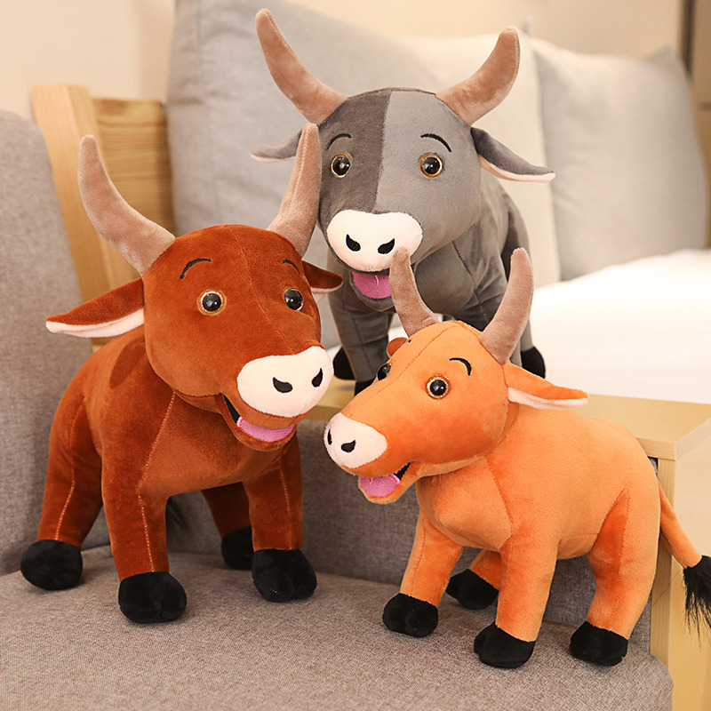 12"Cow Stuffed Animal 3