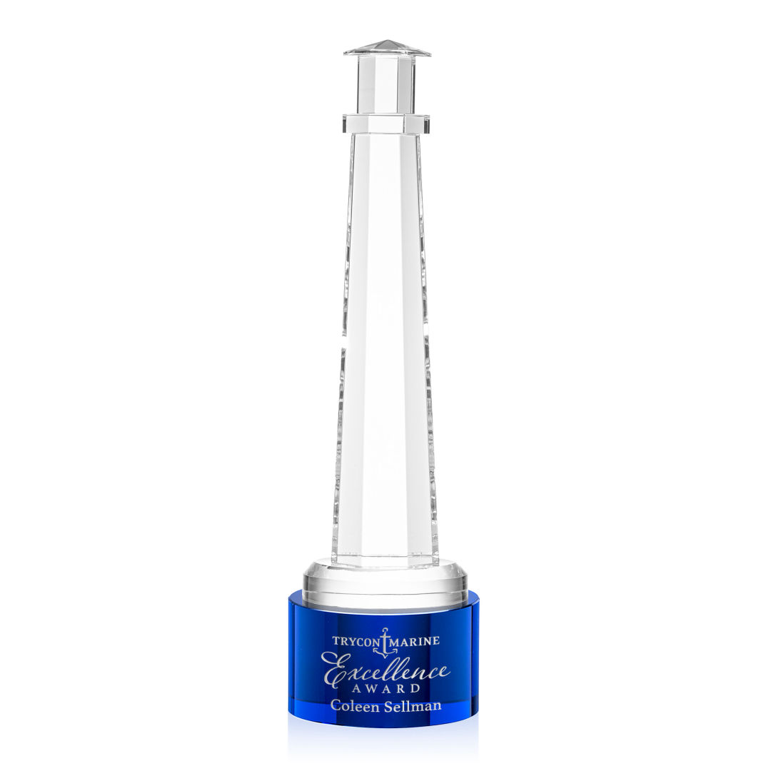Lighthouse Award on Marvel Base - Blue 9