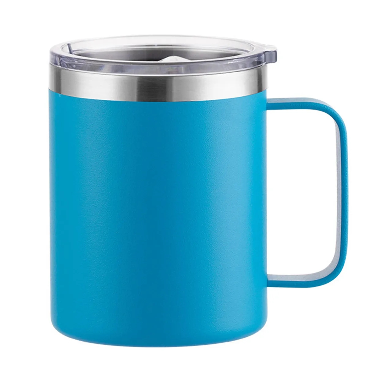 12oz Stainless Steel Vacuum Thermo Mug with Sealing Lid 4