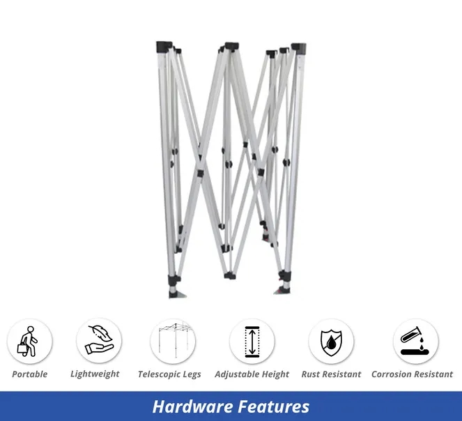 10' x 10' White Canopy Tent Package 7