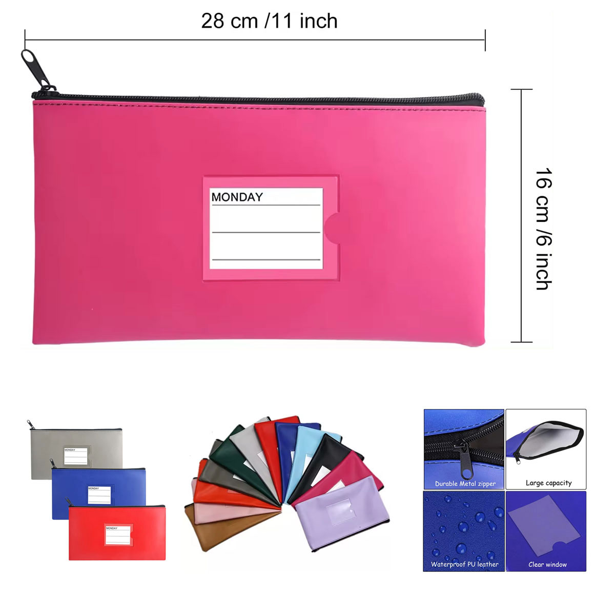 Deposit & Portfolio Zipper Holder 7